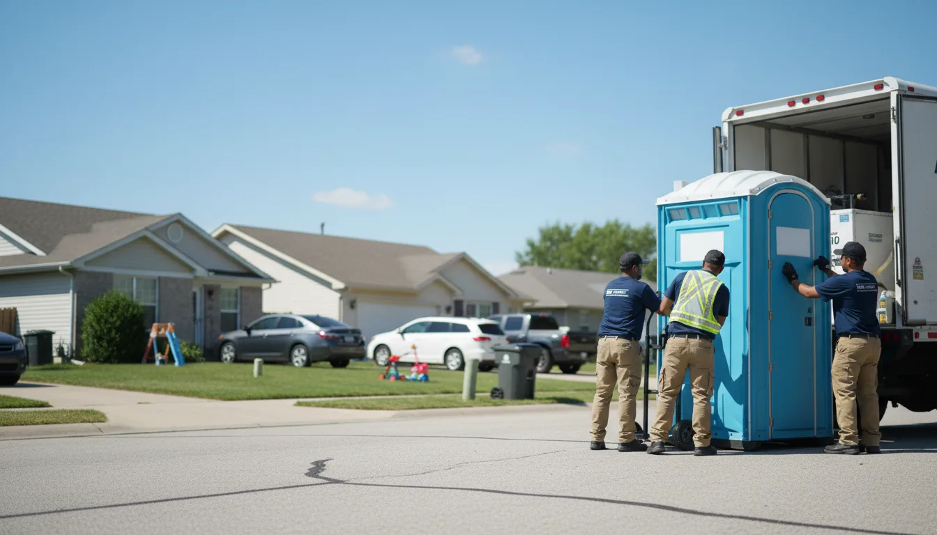 Standard Porta Potty Rentals in Bluford, IL near me